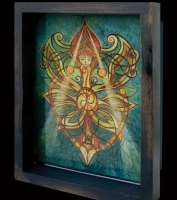 Brighid's Mantle Shadow Box by jen delyth