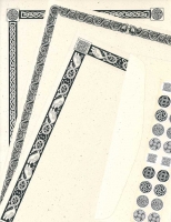 Celtic Notecards Recyled Paper by Jen Delyth