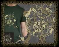Celtic Musicians Tshirt By Jen Delyth