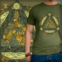 WILDE HARES Tshirt By Jen Delyth