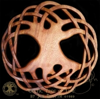 Celtic Tree of Life Wood Carving by jen delyth celtic art studio